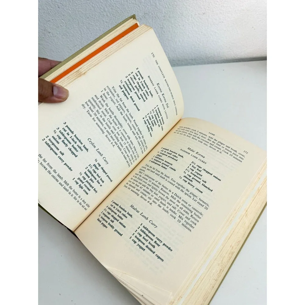The Complete Round-the-World Meat Cookbook Myra Waldo Hardcover Vintage